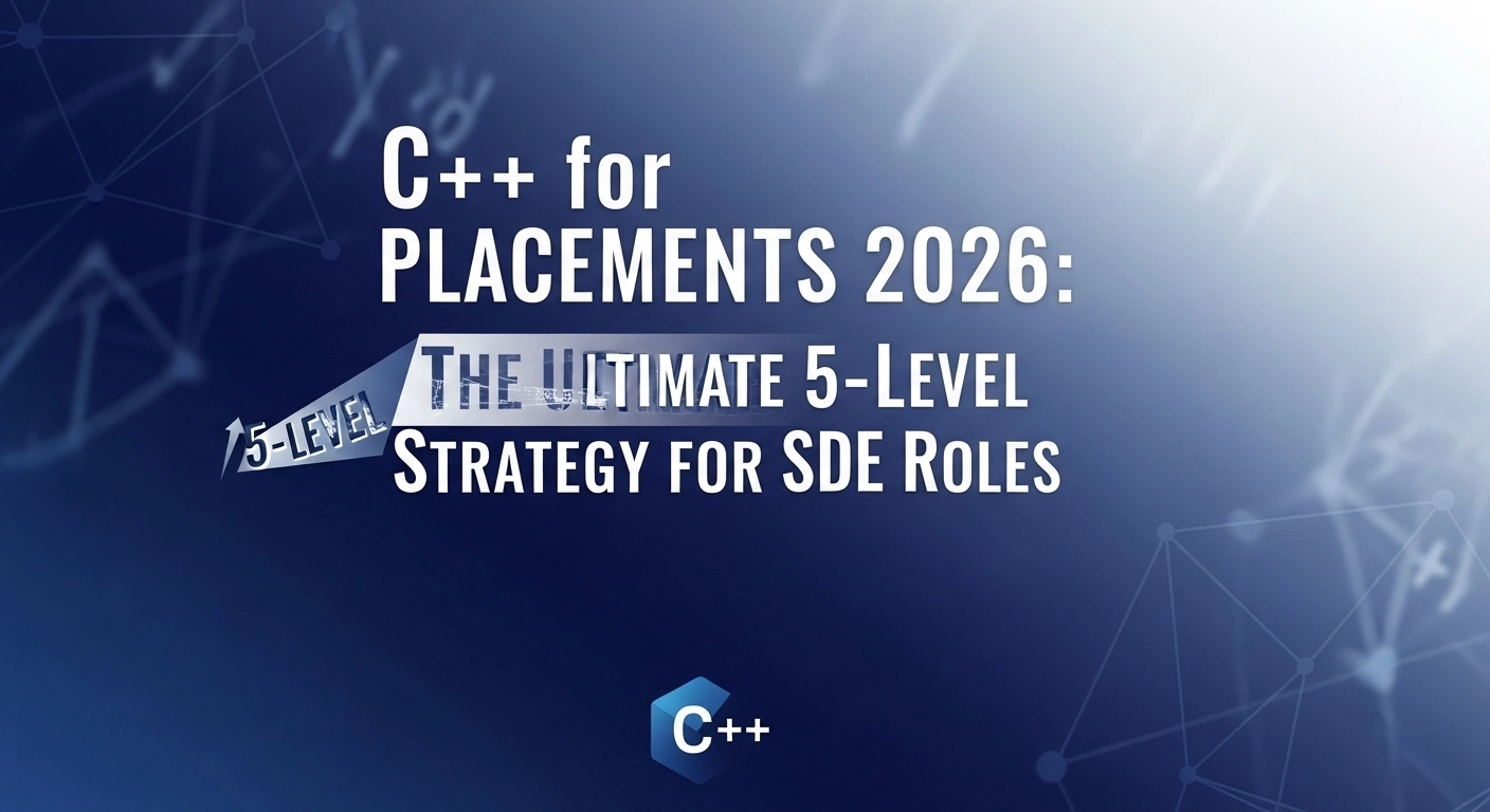 C++ Placement Roadmap 2026: 5-Level SDE Strategy