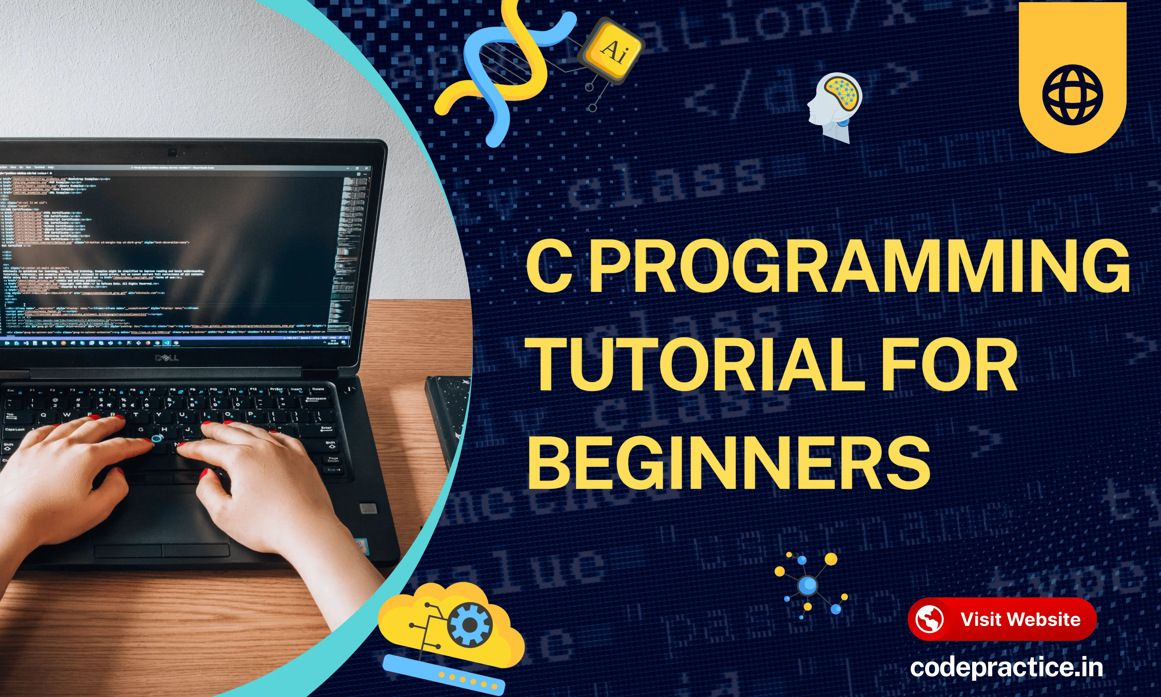 C Programming Tutorial for Beginners | Learn C from Scratch codepractice