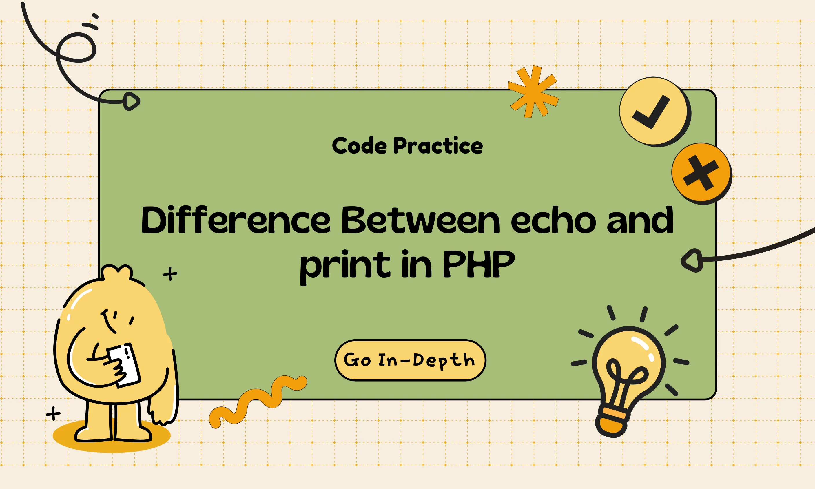 Difference Between echo and print in PHP