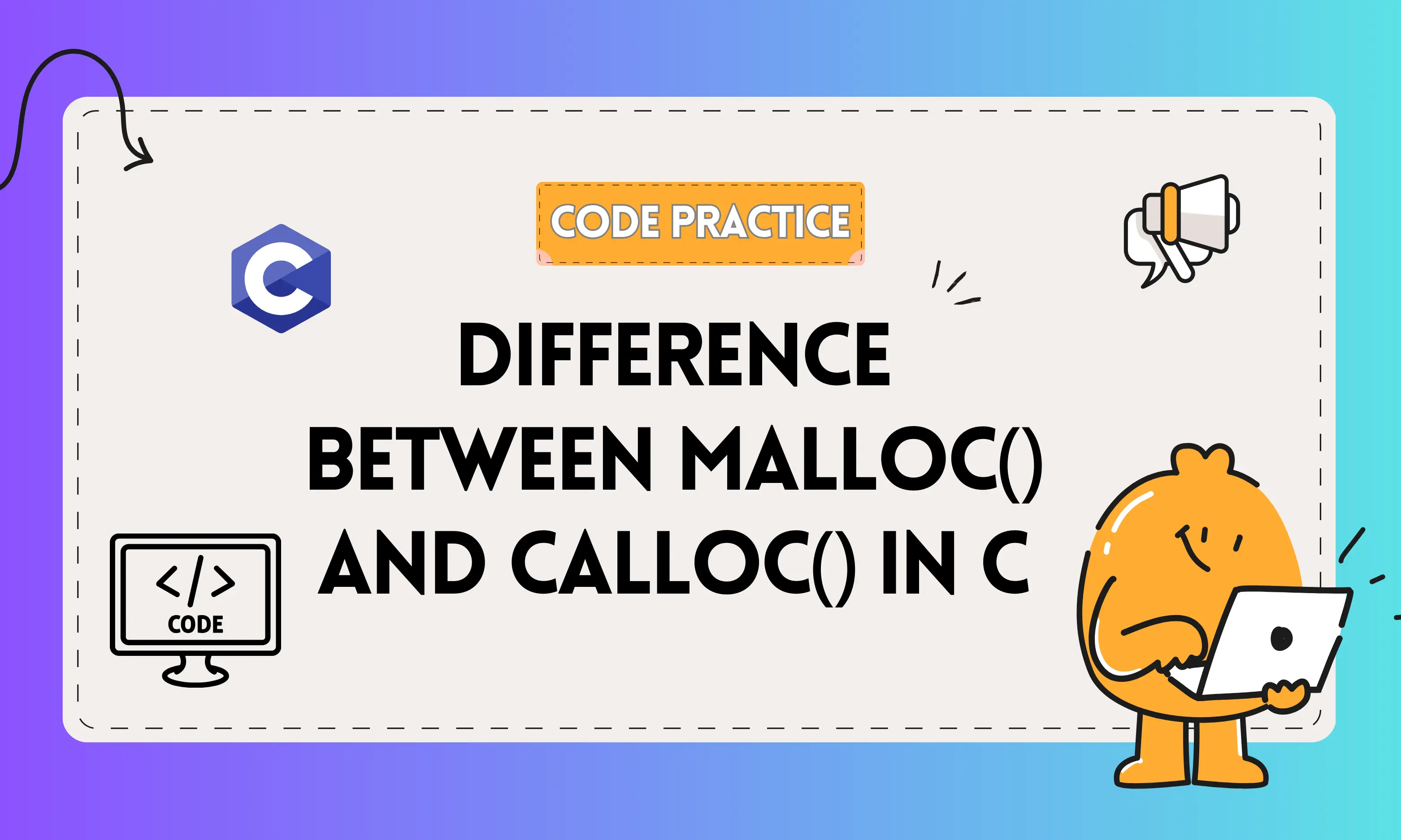 Difference Between malloc() and calloc() in C Programming