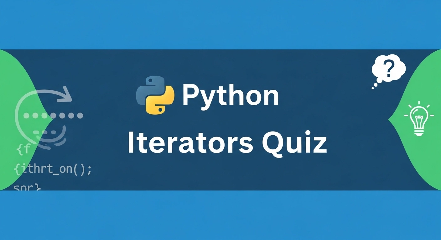 Python Iterators Medium Level Quiz | CodePractice Quiz