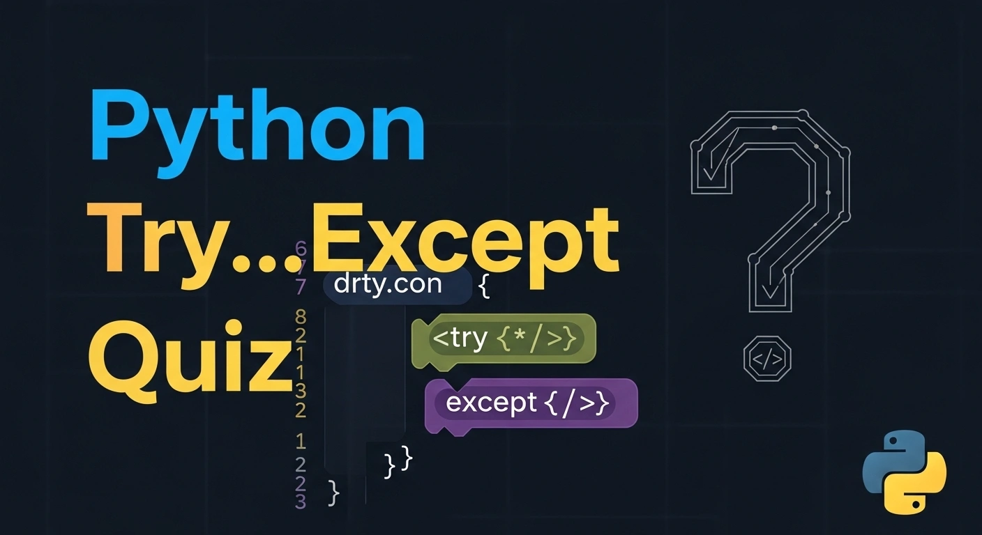 Python Try...Except Medium Level Quiz | CodePractice Quiz