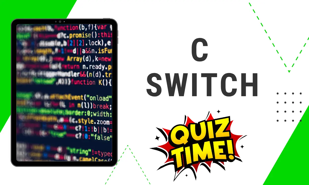 C Switch Medium Level Quiz | CodePractice Quiz