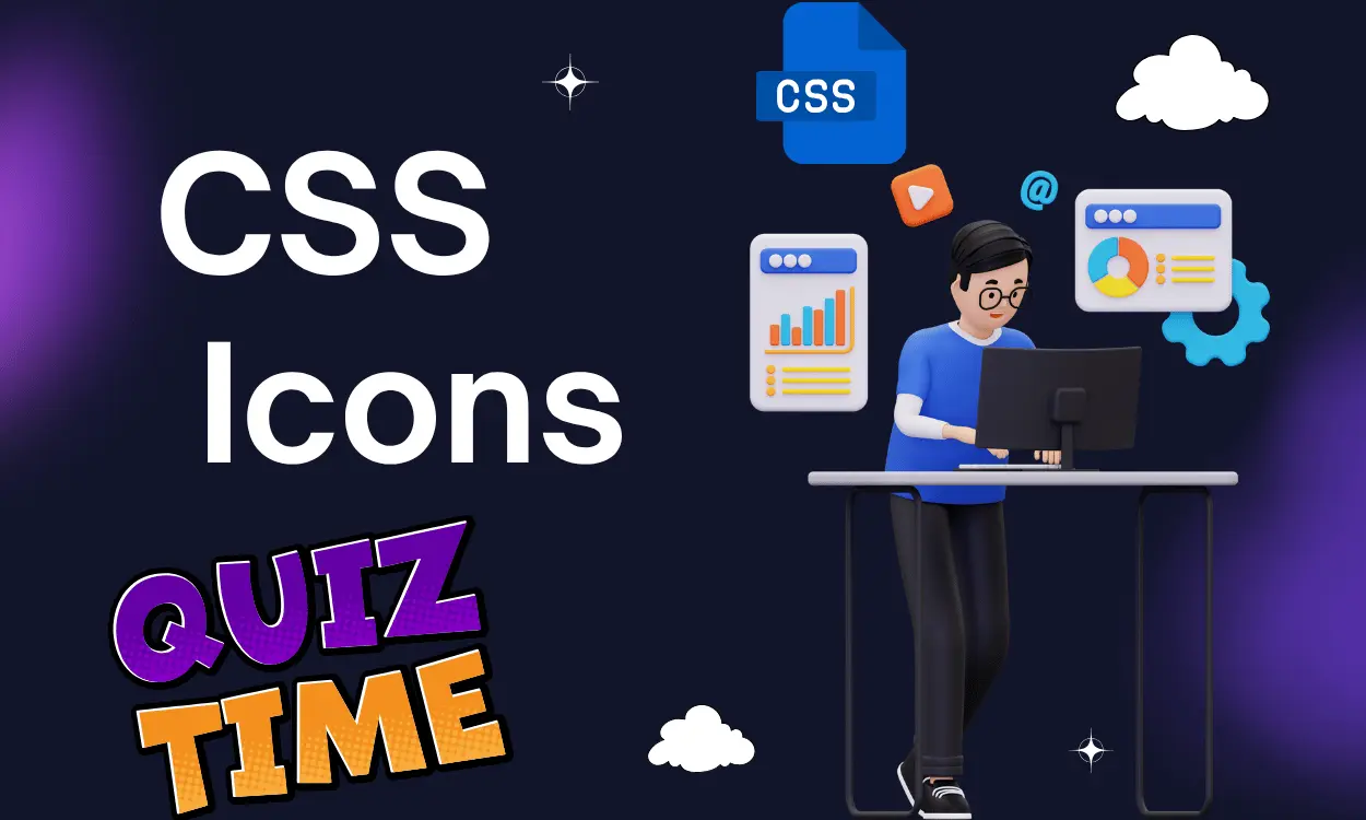 CSS Icons Medium Level Quiz | CodePractice Quiz