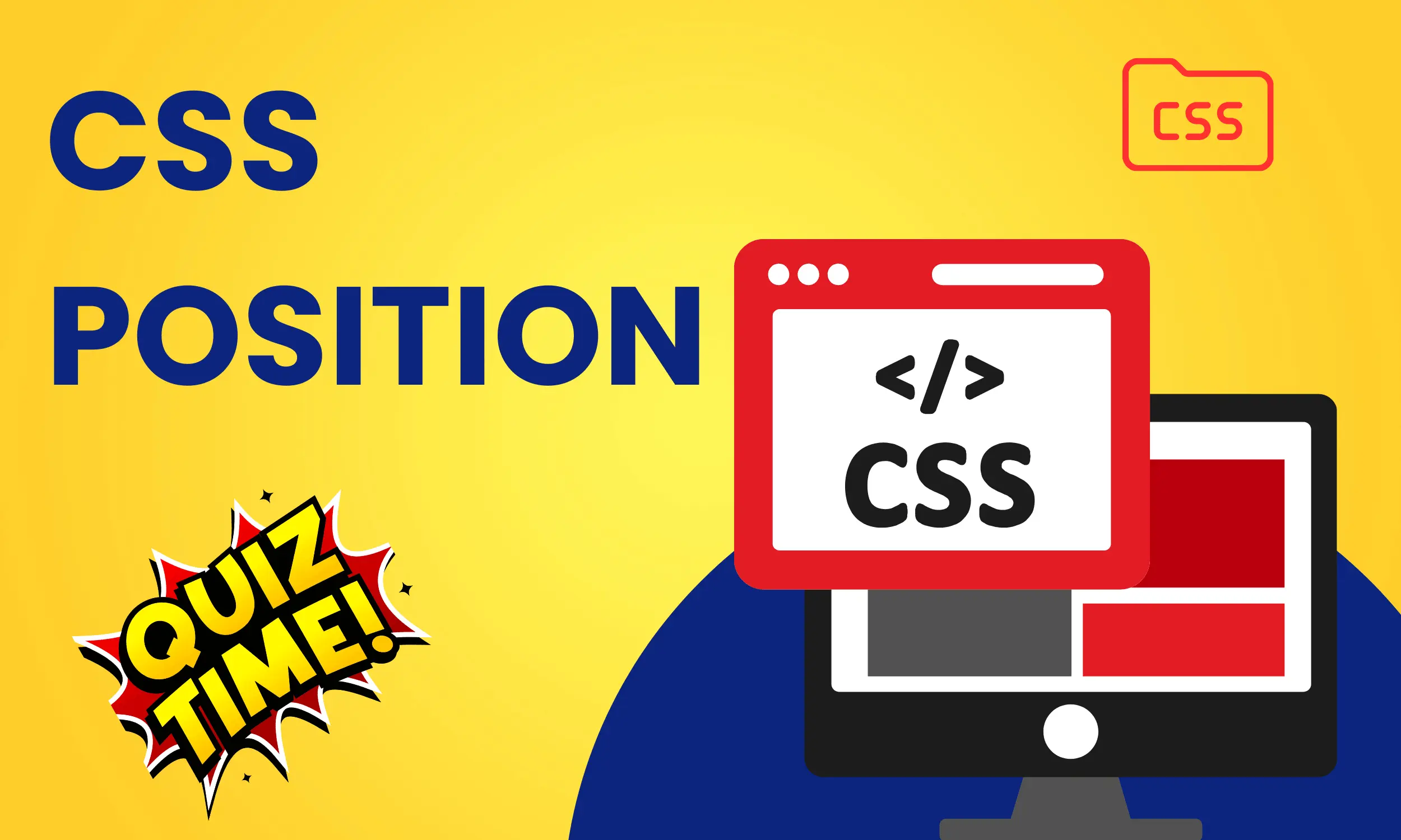 CSS Position Medium Level Quiz | Code Practice Quiz