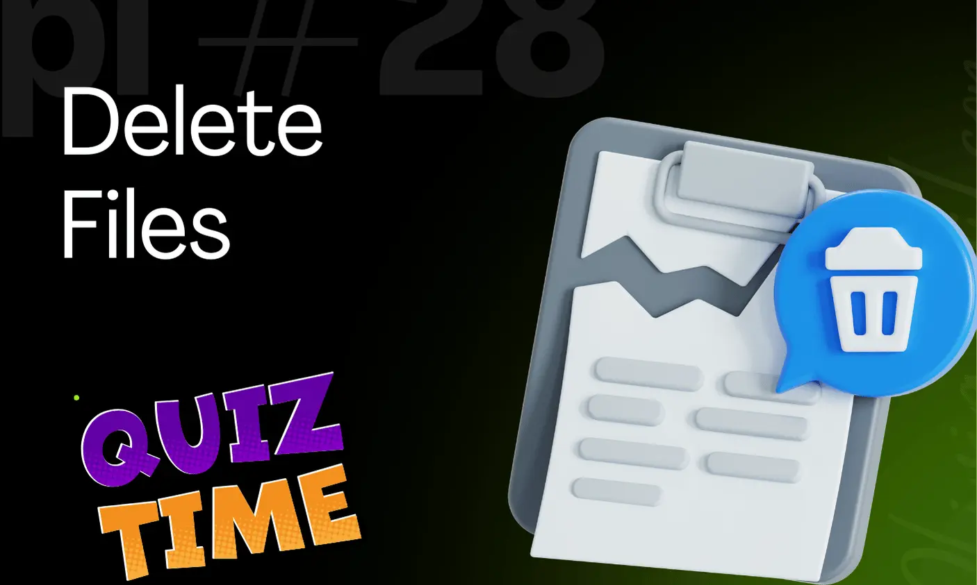 Python Delete Files Medium Level Quiz | Code Practice Quiz