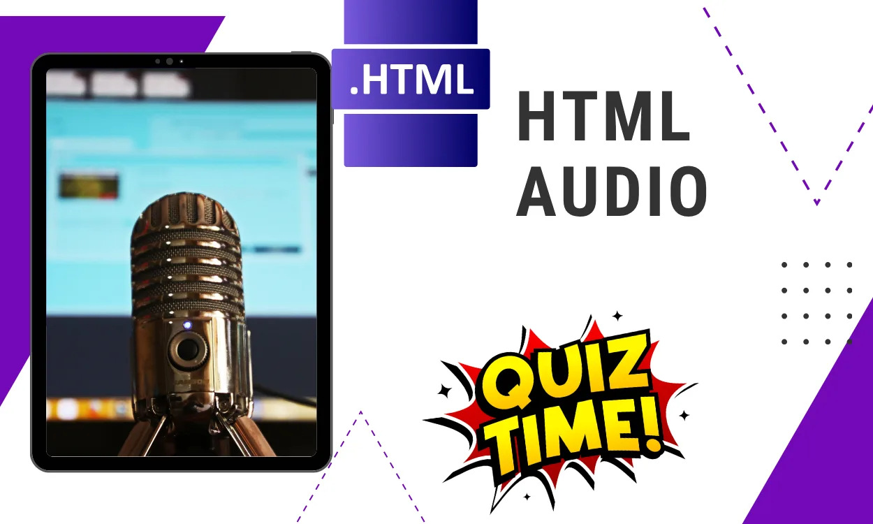 HTML Audio Medium Level Quiz | CodePractice Quiz
