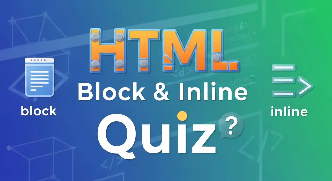 HTML Block and Inline Quiz | CodePractice Quiz