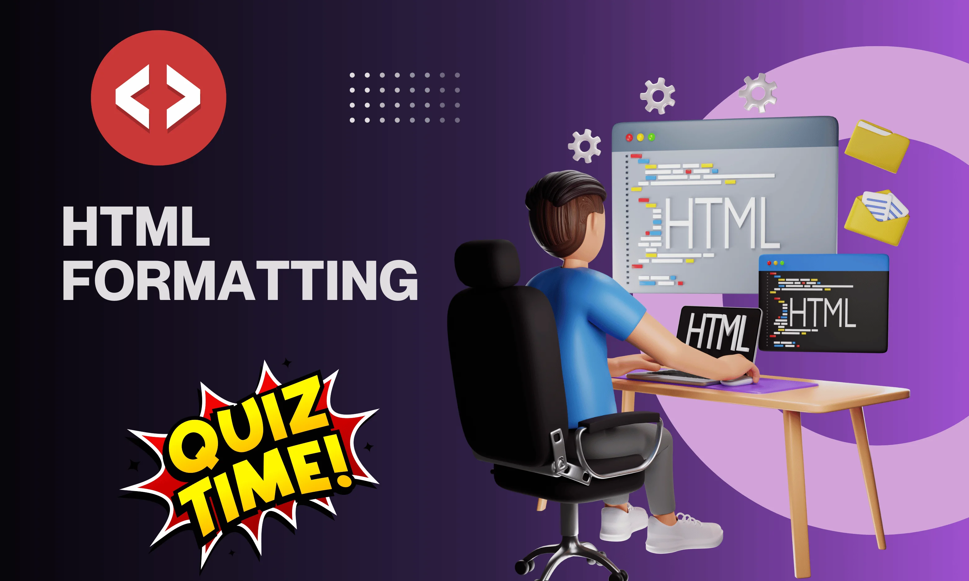 HTML Formatting Medium Level Quiz | Code Practice Quiz