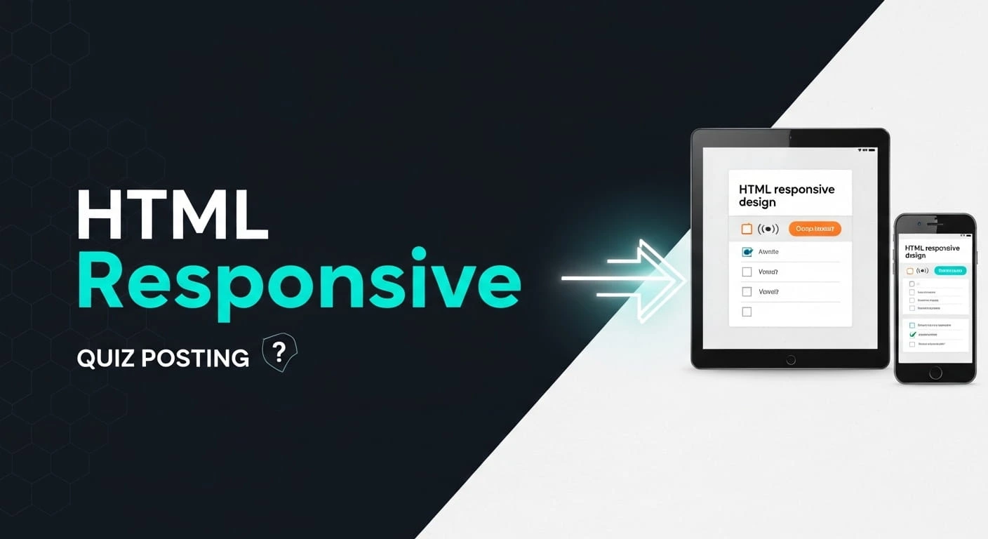 HTML Responsive Medium level Quiz | CodePractice Quiz