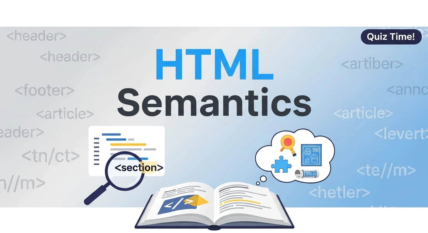HTML Semantics Medium level quiz | CodePractice Quiz