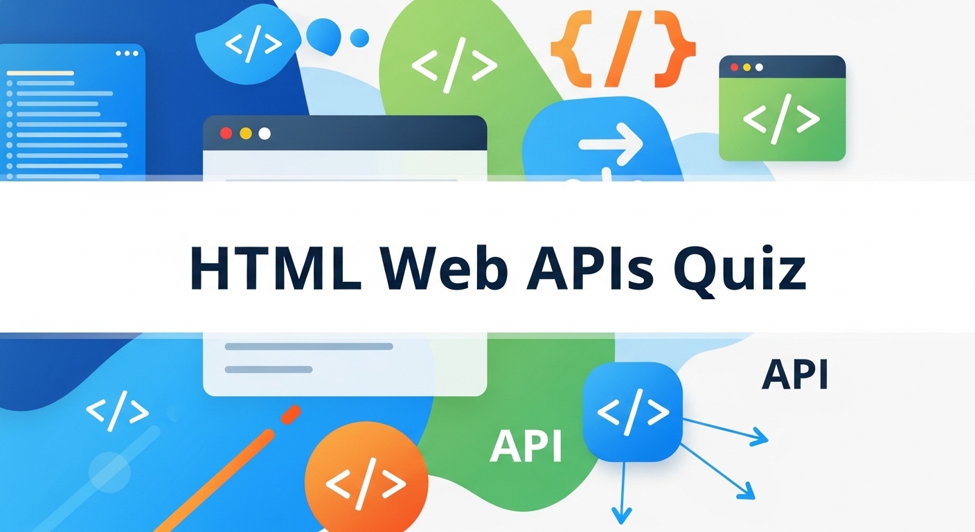Try HTML Web APIs Quiz with CodePractice
