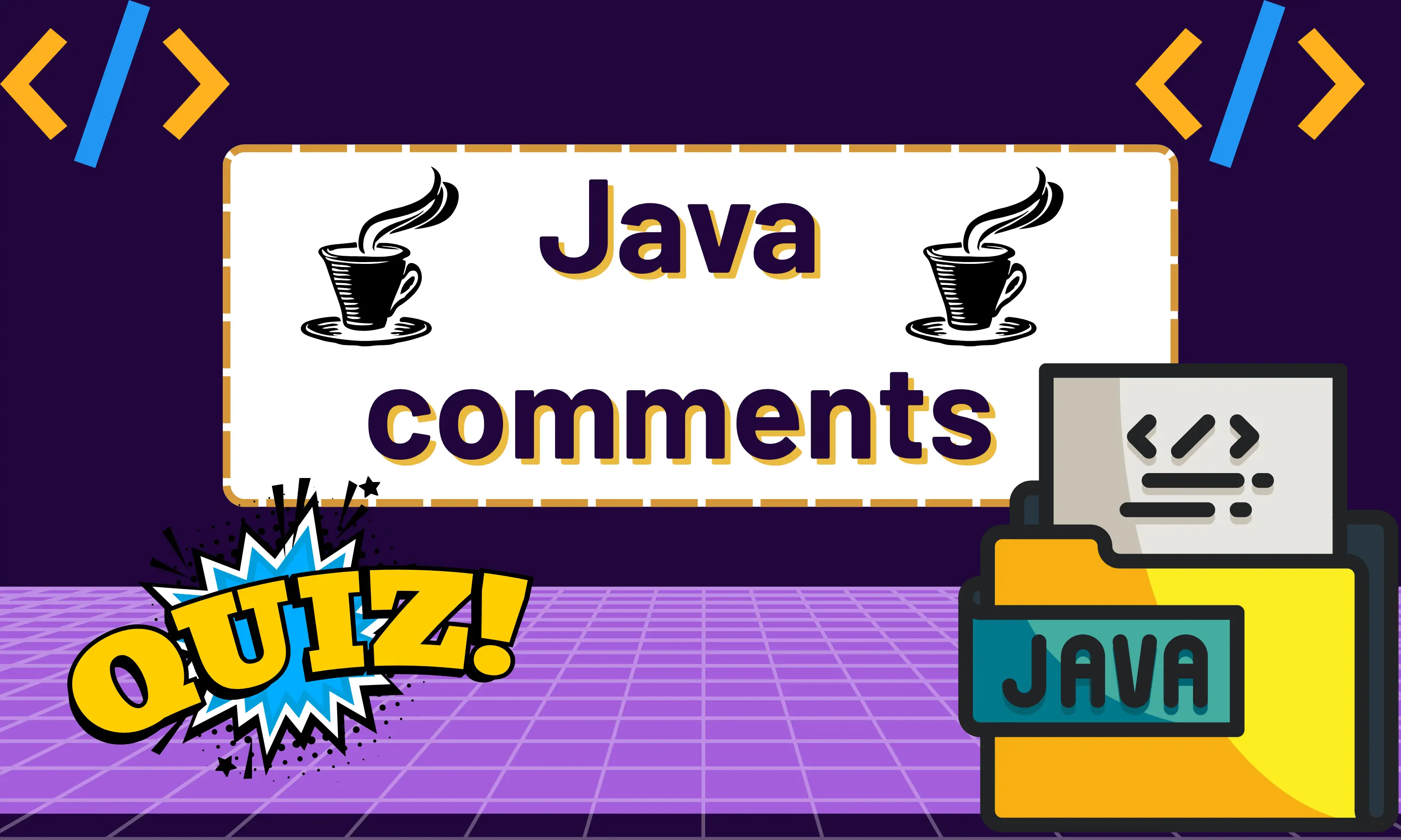 Java Comments Medium Level Quiz | Code Pratice Quiz