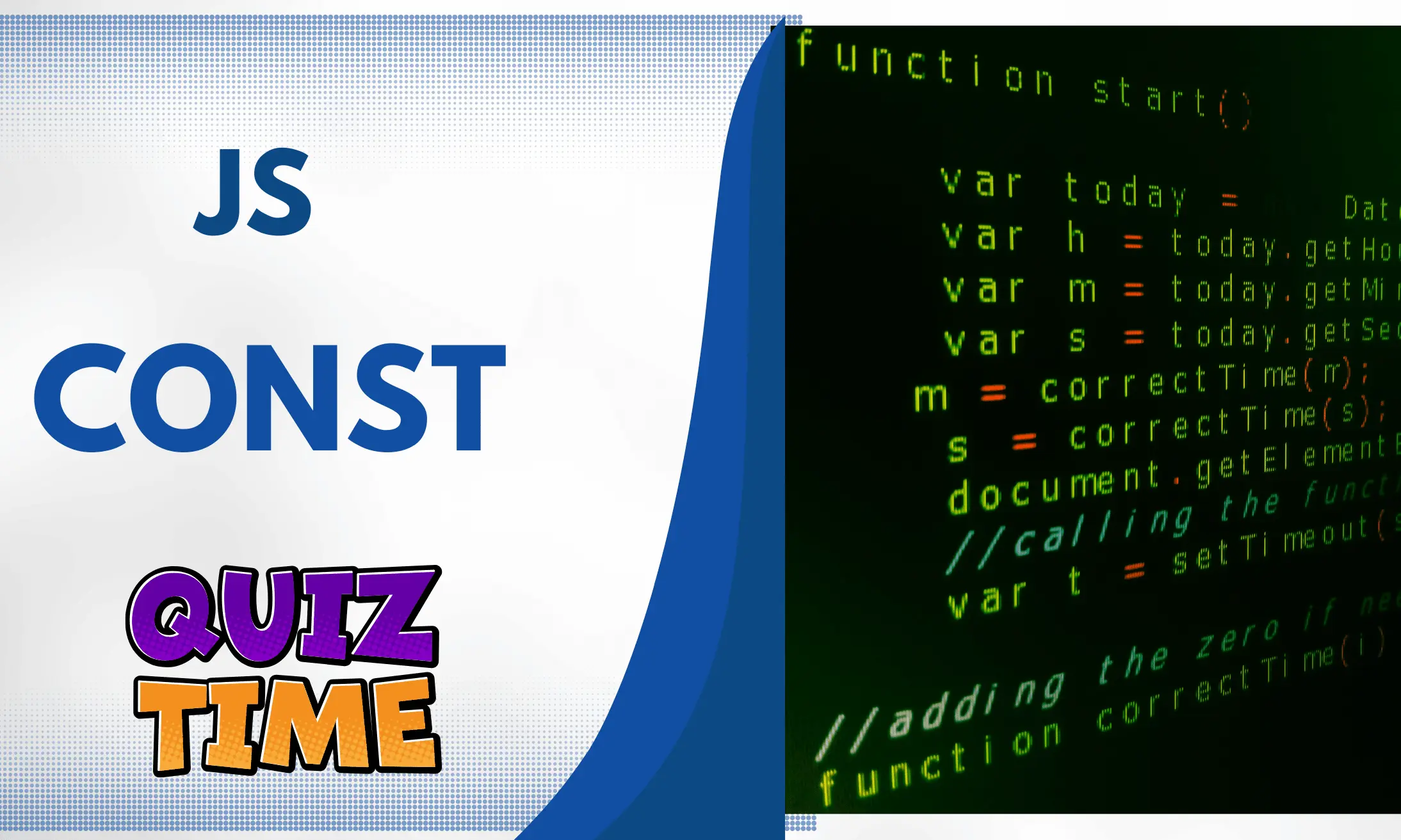 JavaScript Const Medium Level Quiz | Code Practice Quiz
