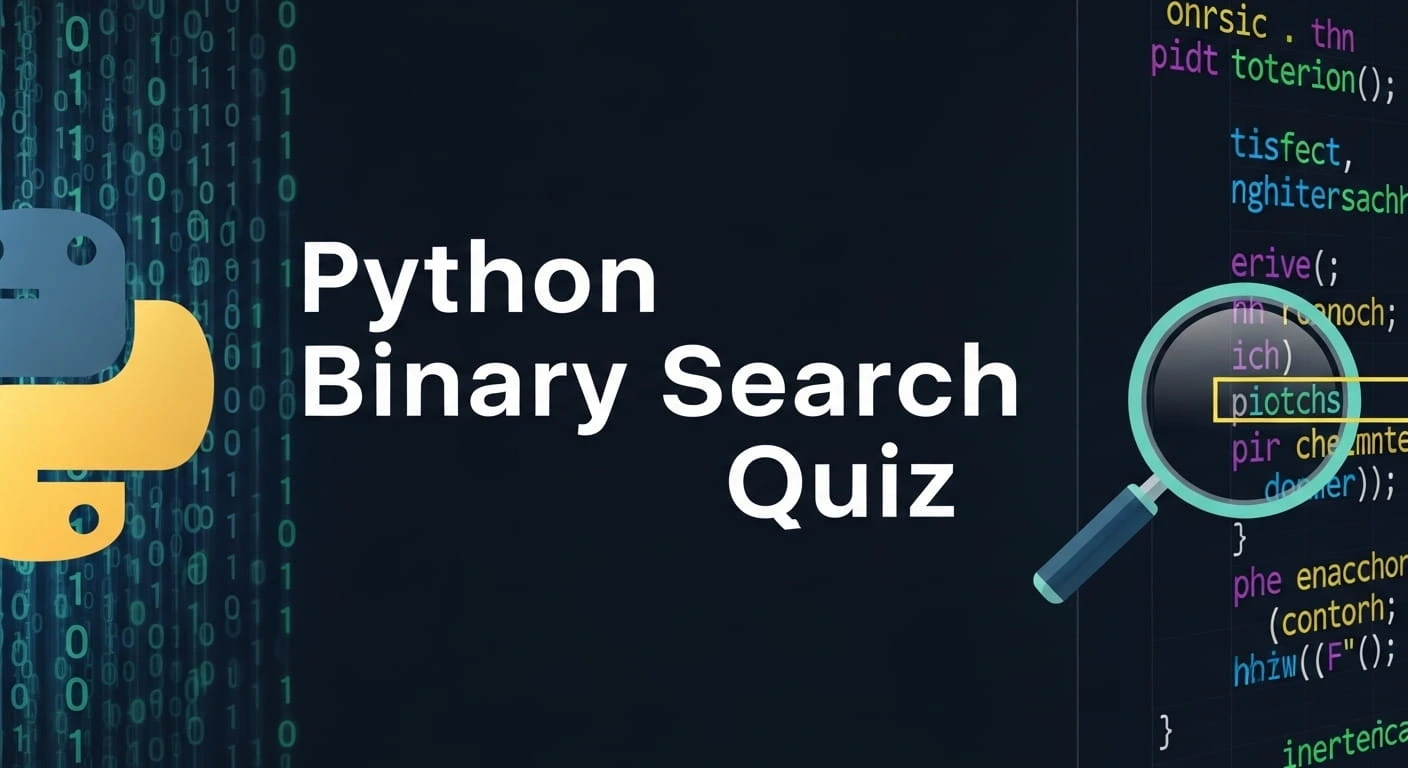Python Binary Search Quiz | CodePractice Quiz