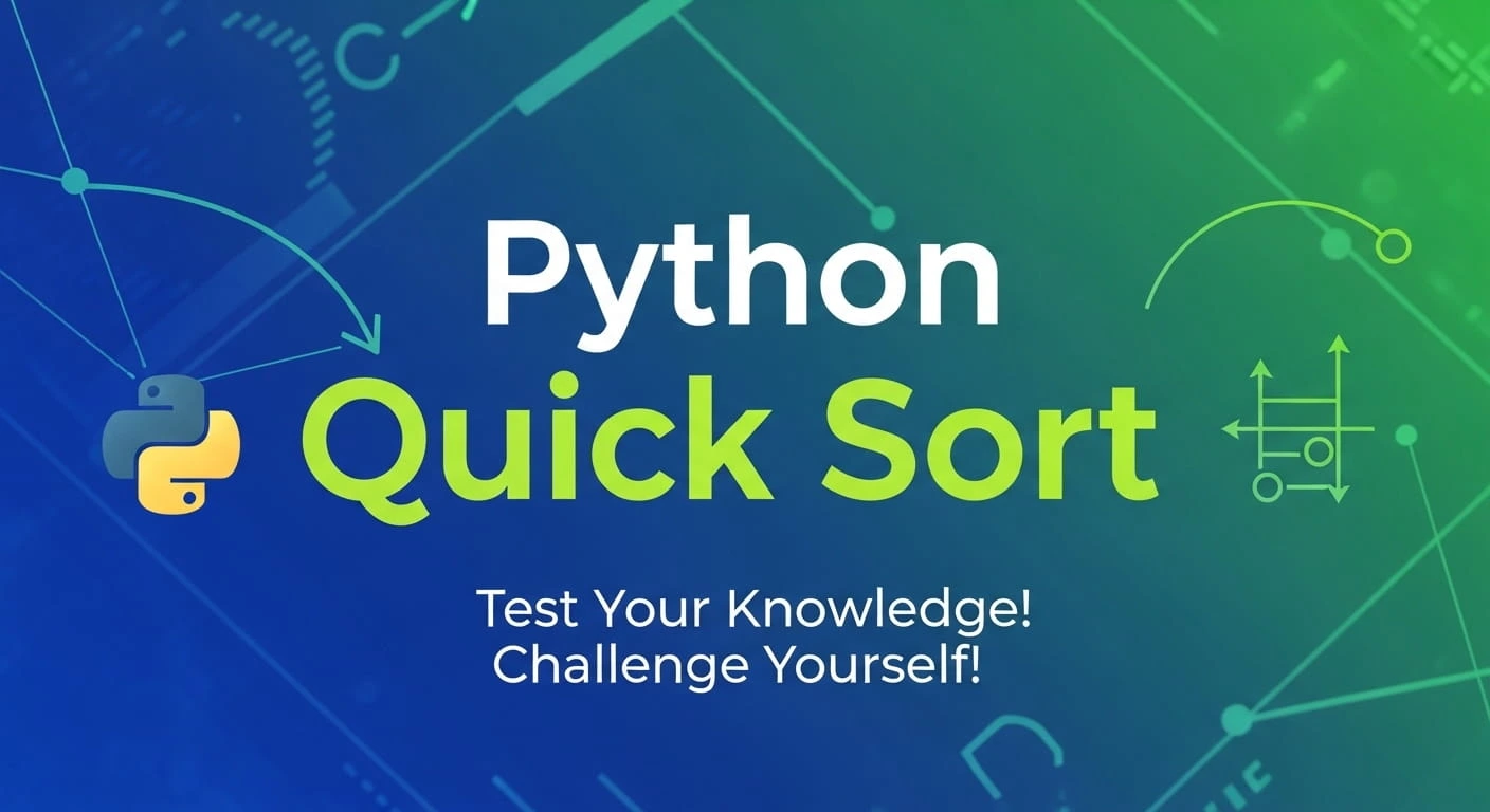 Python Quick Sort Medium Level Quiz | CodePractice Quiz