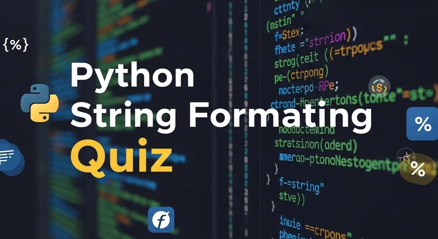 Python String Formatting Medium Level Quiz | CodePractice Quiz